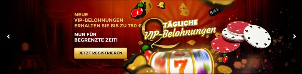 Banner mit Bonus CASINO UNIQUE