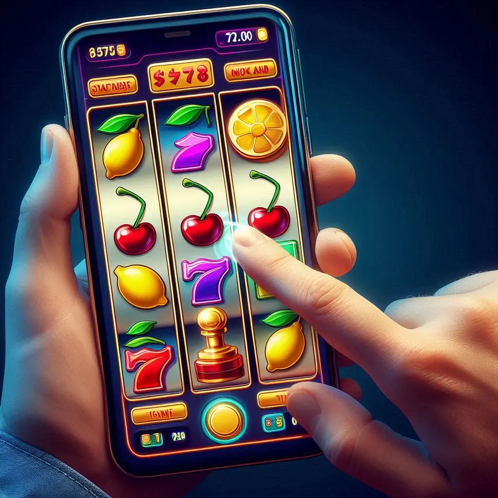 Slots auf dem Handy-Bildschirm CASINO UNIQUE