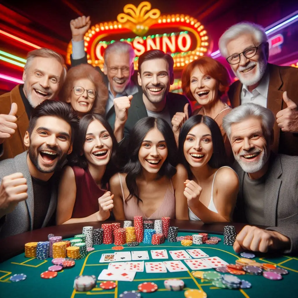 Glückliche Menschen CASINO UNIQUE